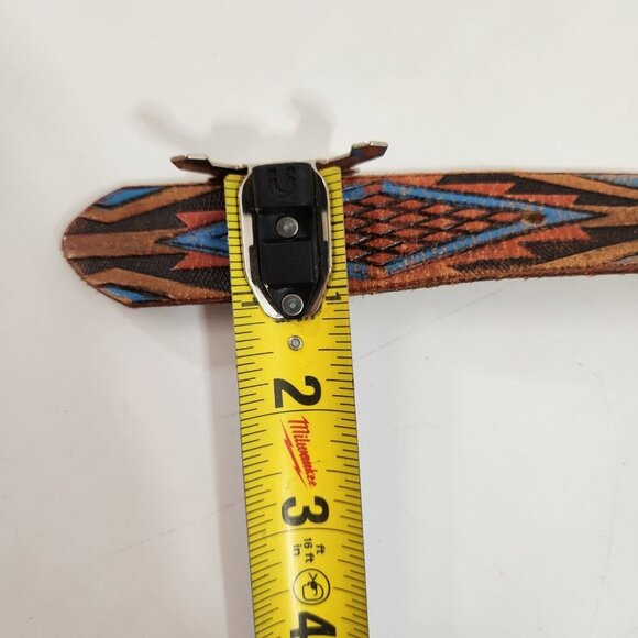 Mens Leather Belt Southwest Navajo Style 42" - Picture 10 of 10